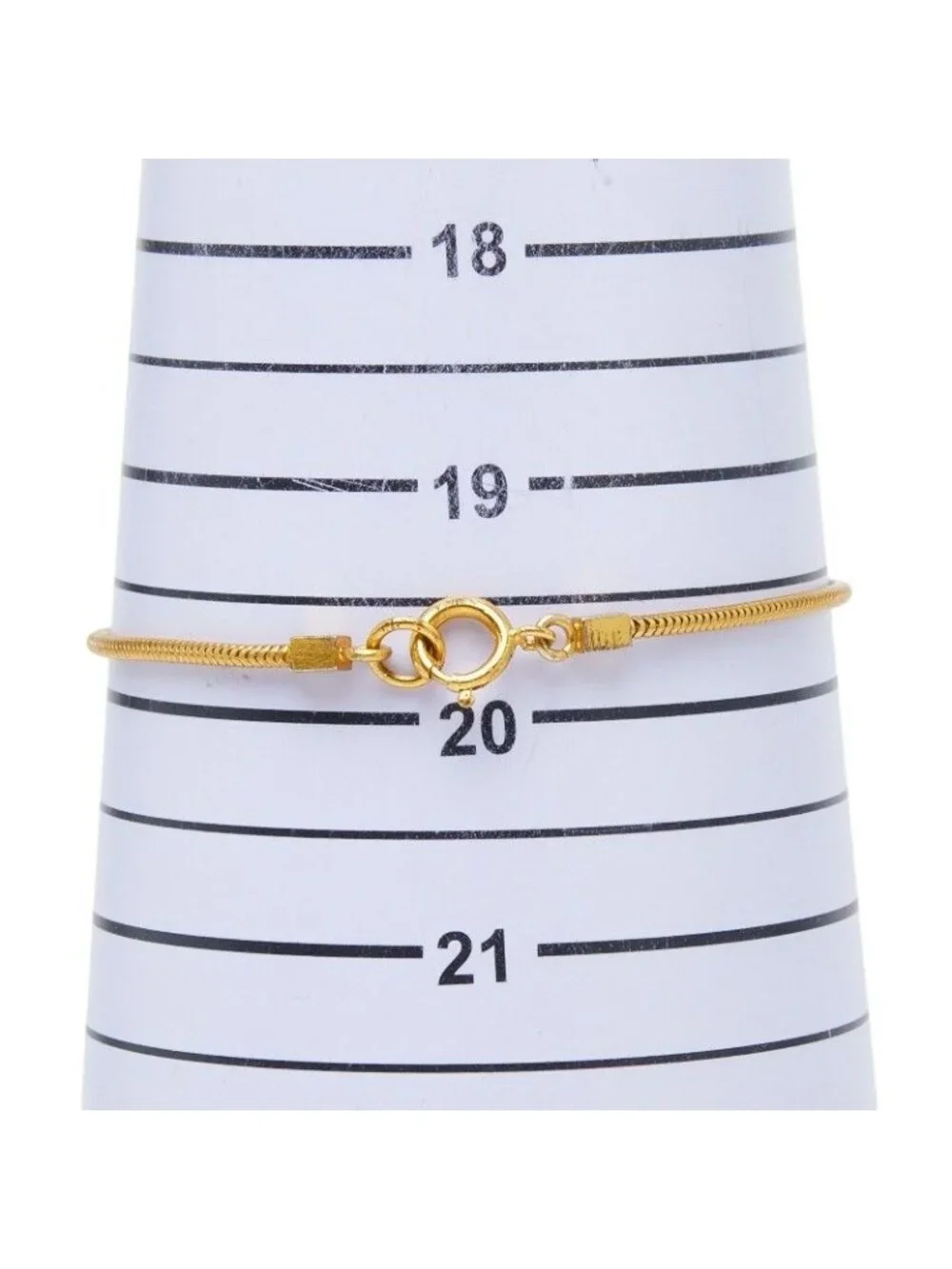 Chanel CC Logo Bracelet Gold Plated